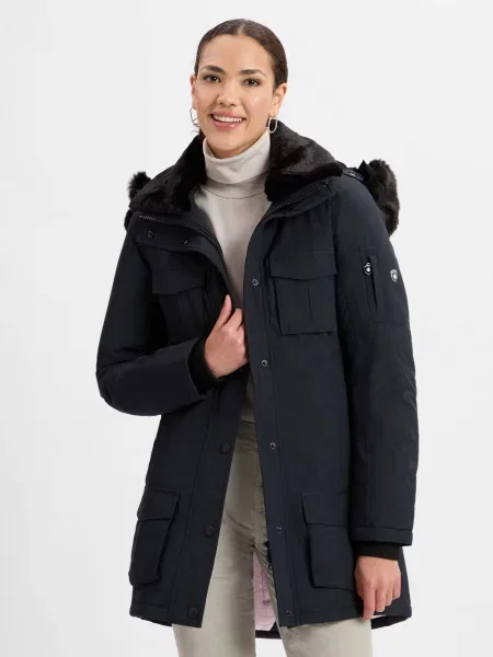 Kurtka funkcyjna z z patką model ‘SCHNEEZAUBER’ Wellensteyn czarna