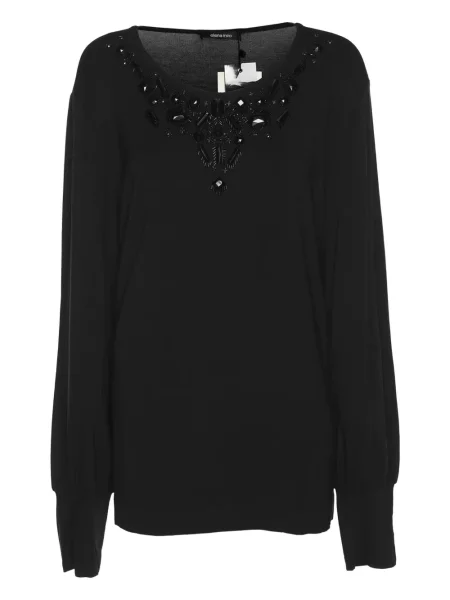 Dzianinowy top Elena Miro' czarny