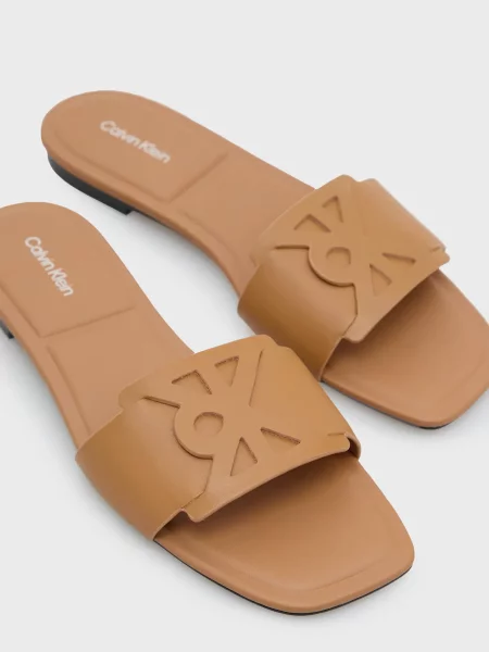 Кожаные шлепанцы Calvin Klein