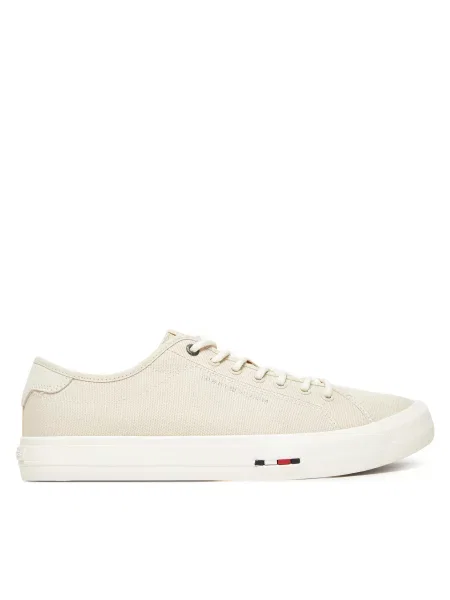 Tommy Hilfiger Tenis superge Hi Vulc Street Canvas bež