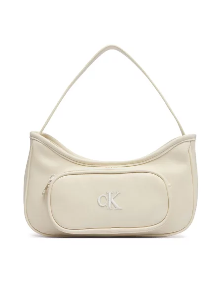 Calvin Klein Jeans Torebka Ck Shoulder Bag beżowy