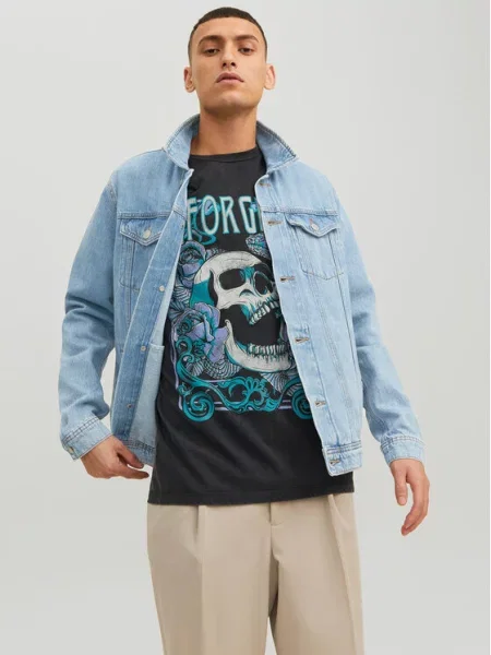 Jack&Jones Džinsinė striukė mėlyna