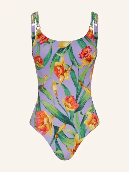 Charmline Strój Kąpielowy Modelujący Botanique Radiance lila żółty