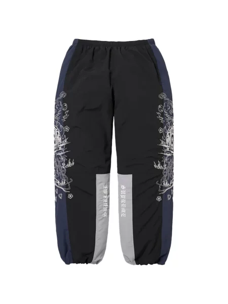 Pantaloni Supreme cu imagine alergare negru