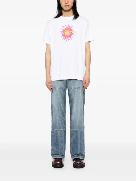 Tricou Givenchy cu imagine alb
