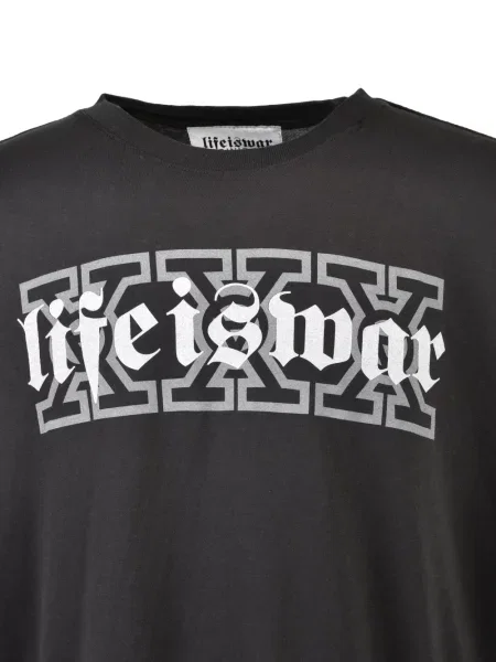 Tricou Lifeiswar cu imagine negru