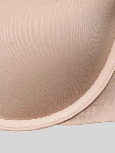 Biustonosz push up z regulowanymi ramiączkami model ‘PERFECTLY FIT’ Calvin Klein Underwear beżowy