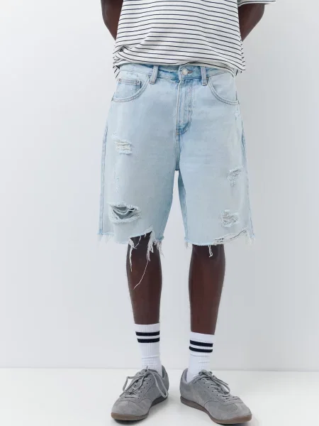 Pull&Bear Jeans denim albastru