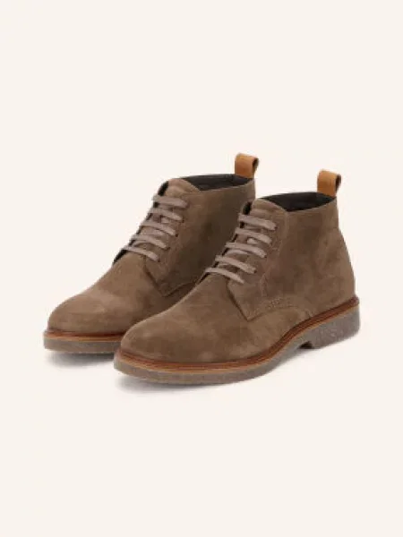 Marc O'polo Botki Sznurowane Linus 3 beige beżowe