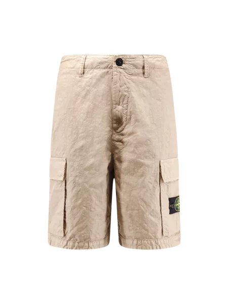 Szorty cargo Stone Island z kamieniami brązowe