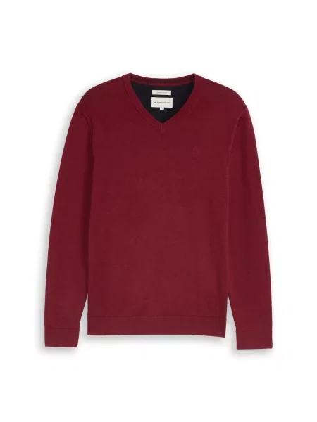 TOM TAILOR Pulover bordo