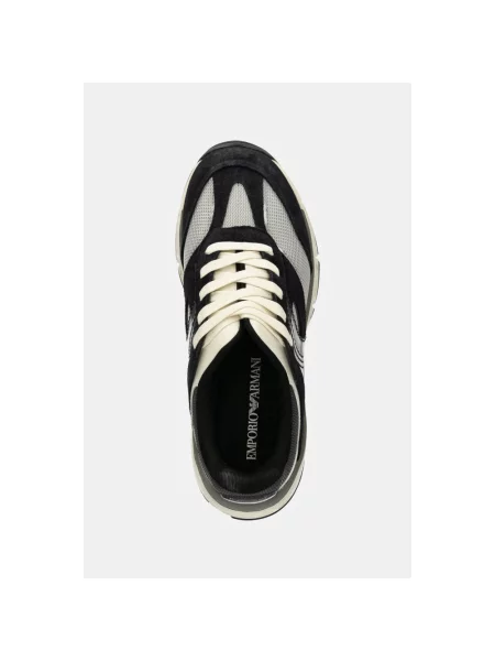 Sneakersy Emporio Armani zamszowe