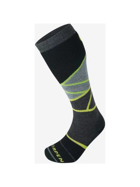 Skarpety Lorpen T2 Ski Mid Eco czarno-szare M czarne
