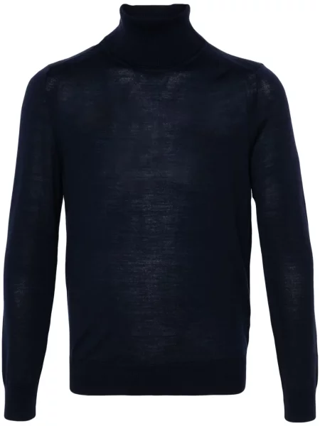 Sweter Paul Smith z wełny merino niebieski