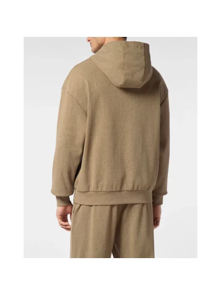 Bluza z kapturem Plein Sport z kapturem zielona