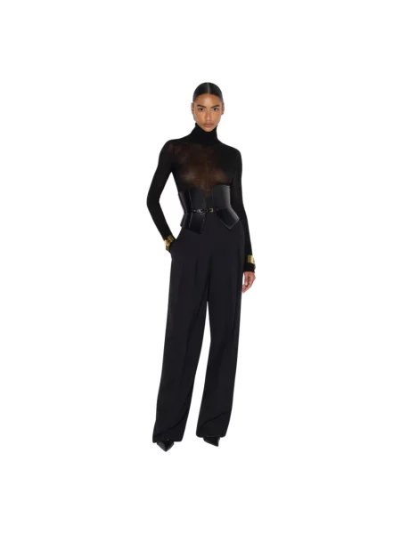 Spodnie Elisabetta Franchi czarne
