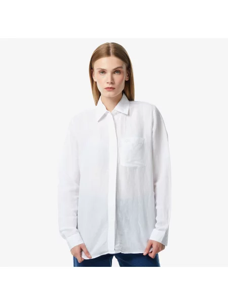Lacoste Koszulka Lacoste biała