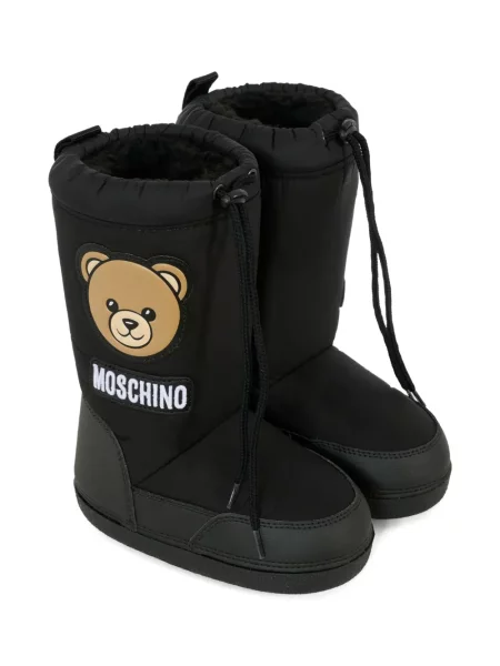 Botki dziecięce Moschino czarne