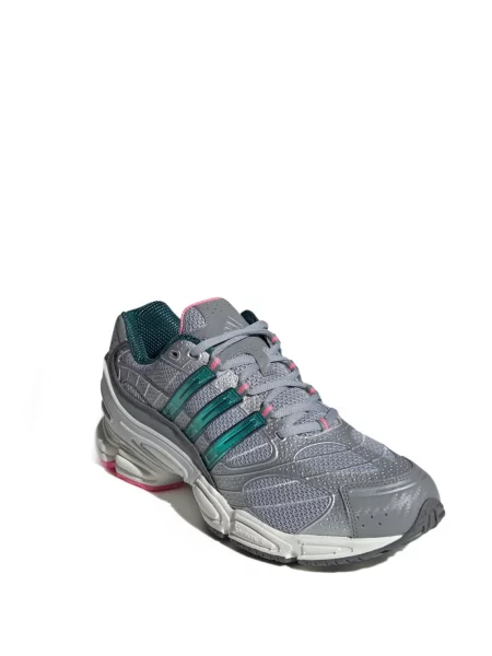 Dryžuotos siuvinėtos žakardinis kelnės Adidas balta