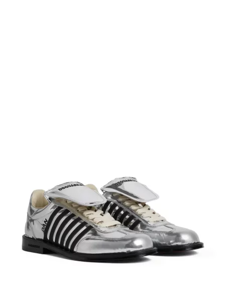 Sneakerși Dsquared2 argintiu