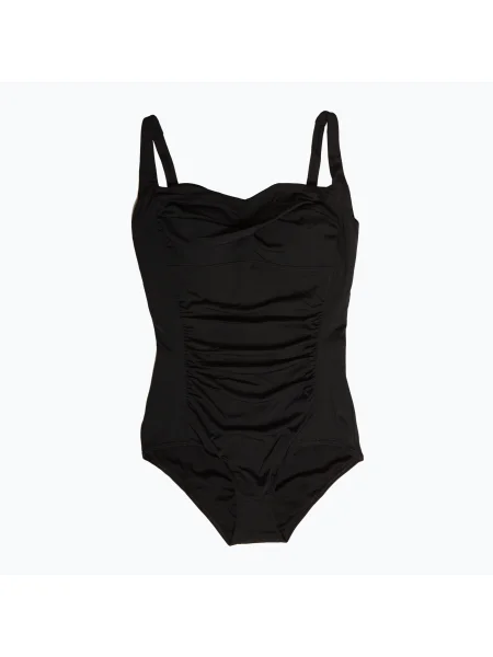 Funkita fodros egyrészes női fürdőruha Still Black. Méret: 18 fekete