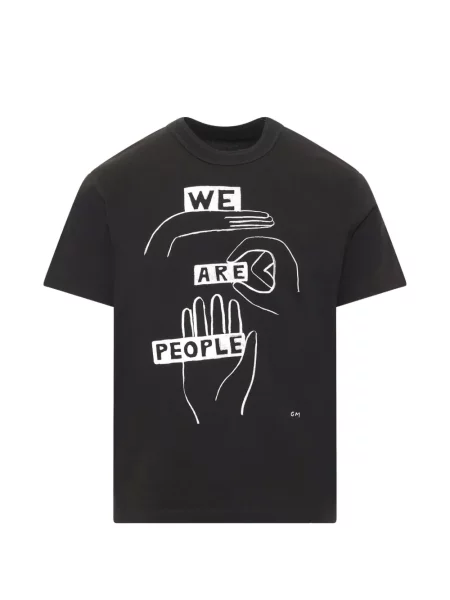Tricou Sacai cu imagine negru