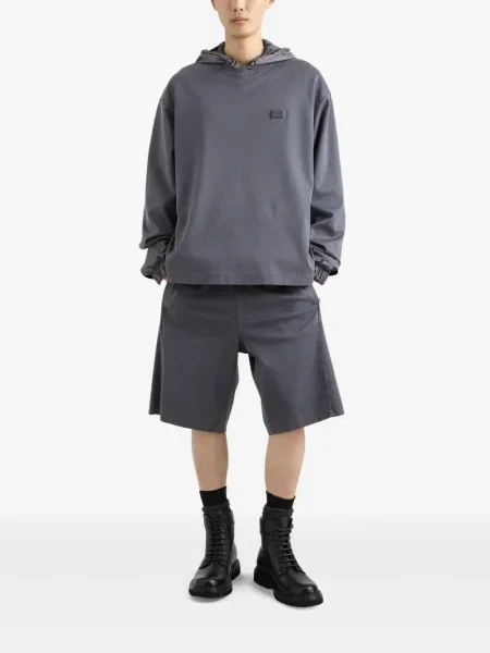 Pantaloni scurți Dolce & Gabbana din jerseu gri