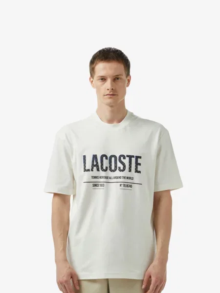 Футболка Lacoste белая