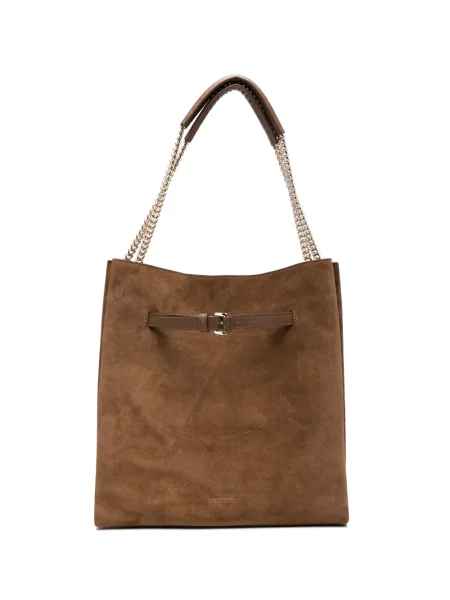 Geantă de mână Orciani cu cataramă maro