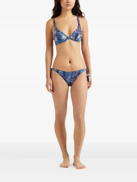 Bikini Vilebrequin cu imagine albastru