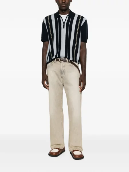 Ριγέ polo Drôle De Monsieur μπλε
