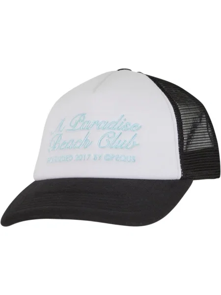 Pequs Sapkák A Paradise Beach Club világoskék / fekete fehér