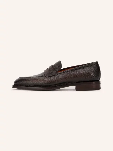 Santoni Penny Loafers Opus braun