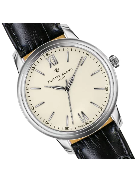 Ceas Philipp Blanc negru