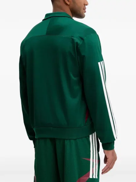 Prugaste teretana kratke hlače Adidas s printom plava