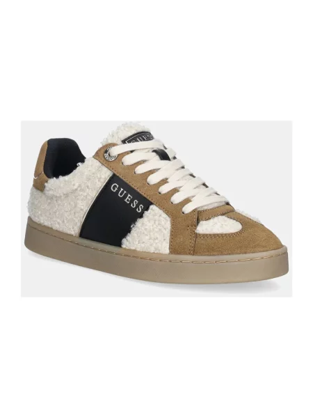 Sneakersy Guess skórzane beżowe