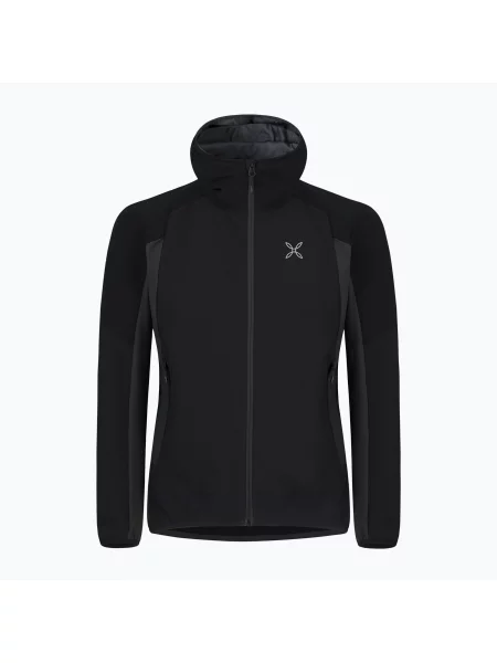 Férfi dzseki Montura Premium Wind Hoody black/antracite Premium Wind Hoody Jacket fekete
