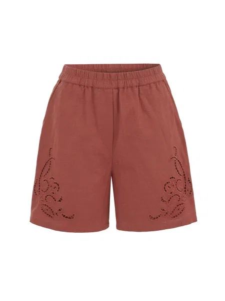 WE Fashion Pantaloni ruginiu maro