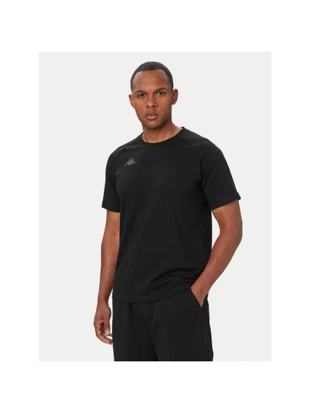 Kappa T-shirt Regular Fit crna