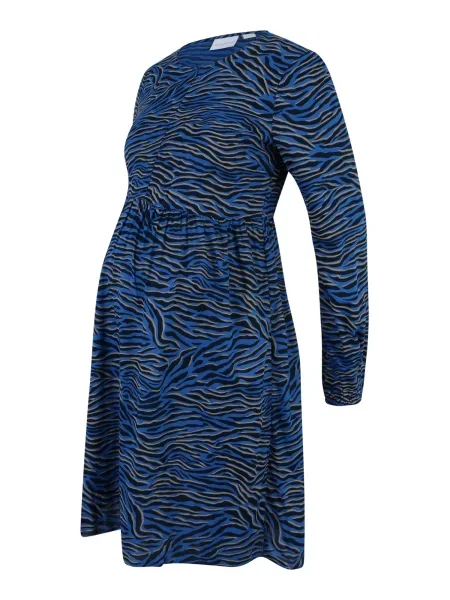 MAMALICIOUS Haljina Costa bež / plava crna