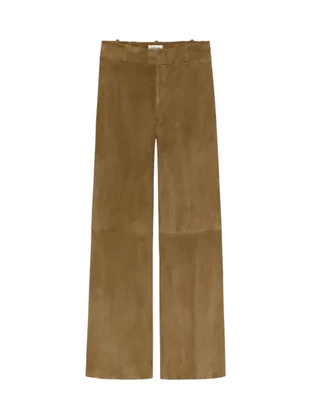 Pantaloni Arma din piele de căprioară verde