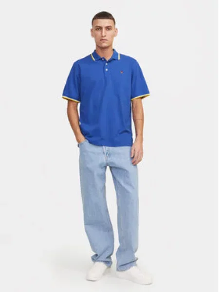 Jack&Jones Polokošile Bluwin modrá