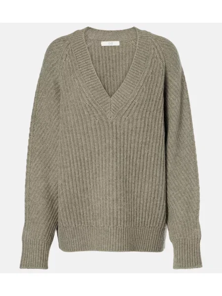 Volneni pulover Co rjava