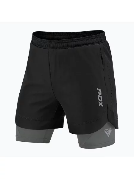 Spodenki treningowe RDX black/grey czarne