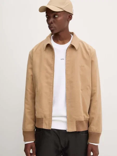 Яке A.P.C. blouson gilles преходен модел бежово