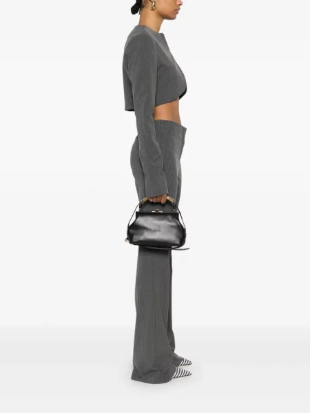 Geanta de piele Moschino din piele negru