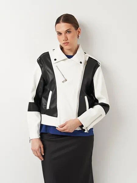 Кожаная куртка Ricco Grande белая
