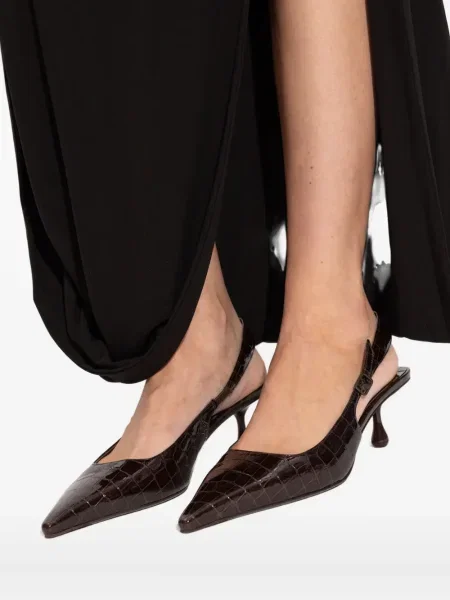 Pantofi cu toc Jimmy Choo maro