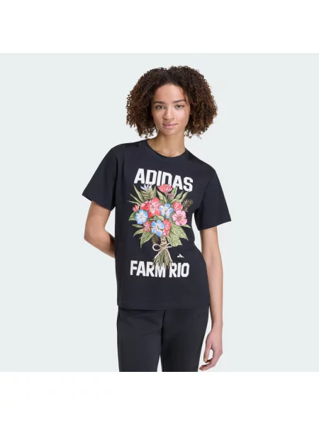 TRIČKO ADIDAS x FARM RIO GRAPHIC bílé