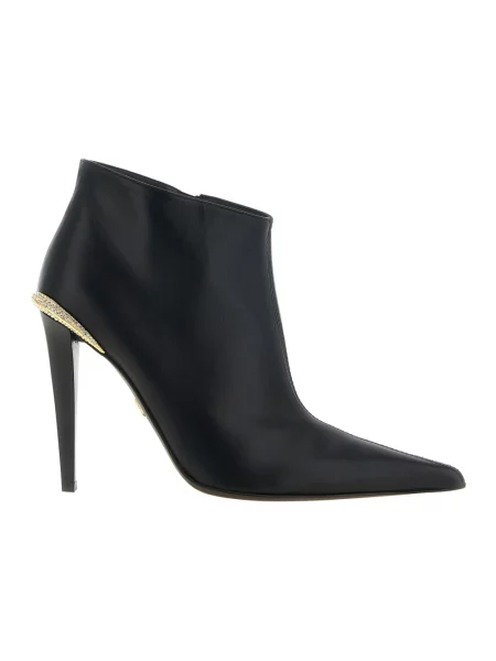 Buty do kostki Giuseppe Zanotti skórzane czarne